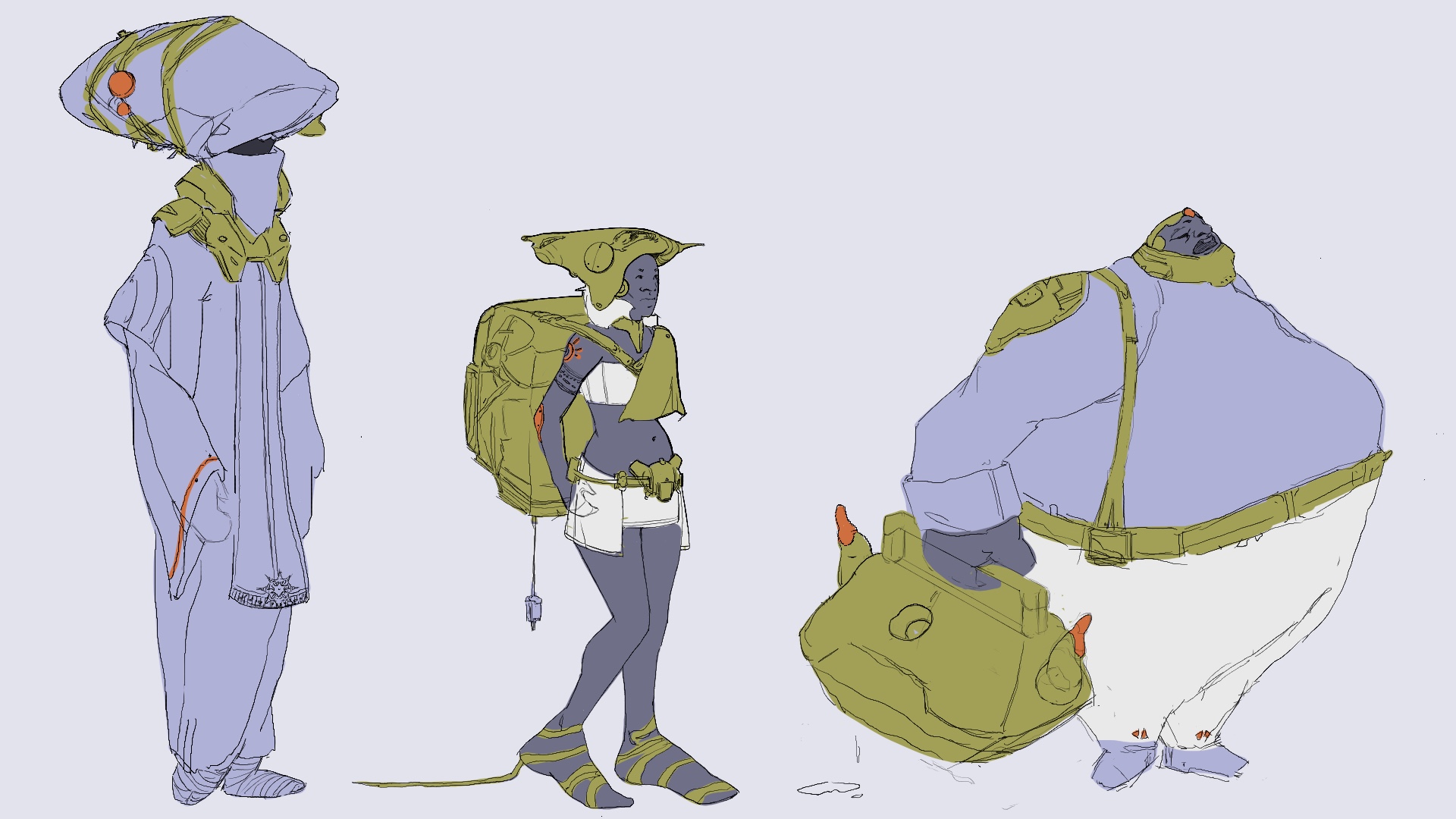 lighter colors